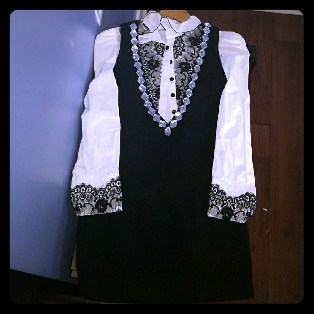 Dress with blouse